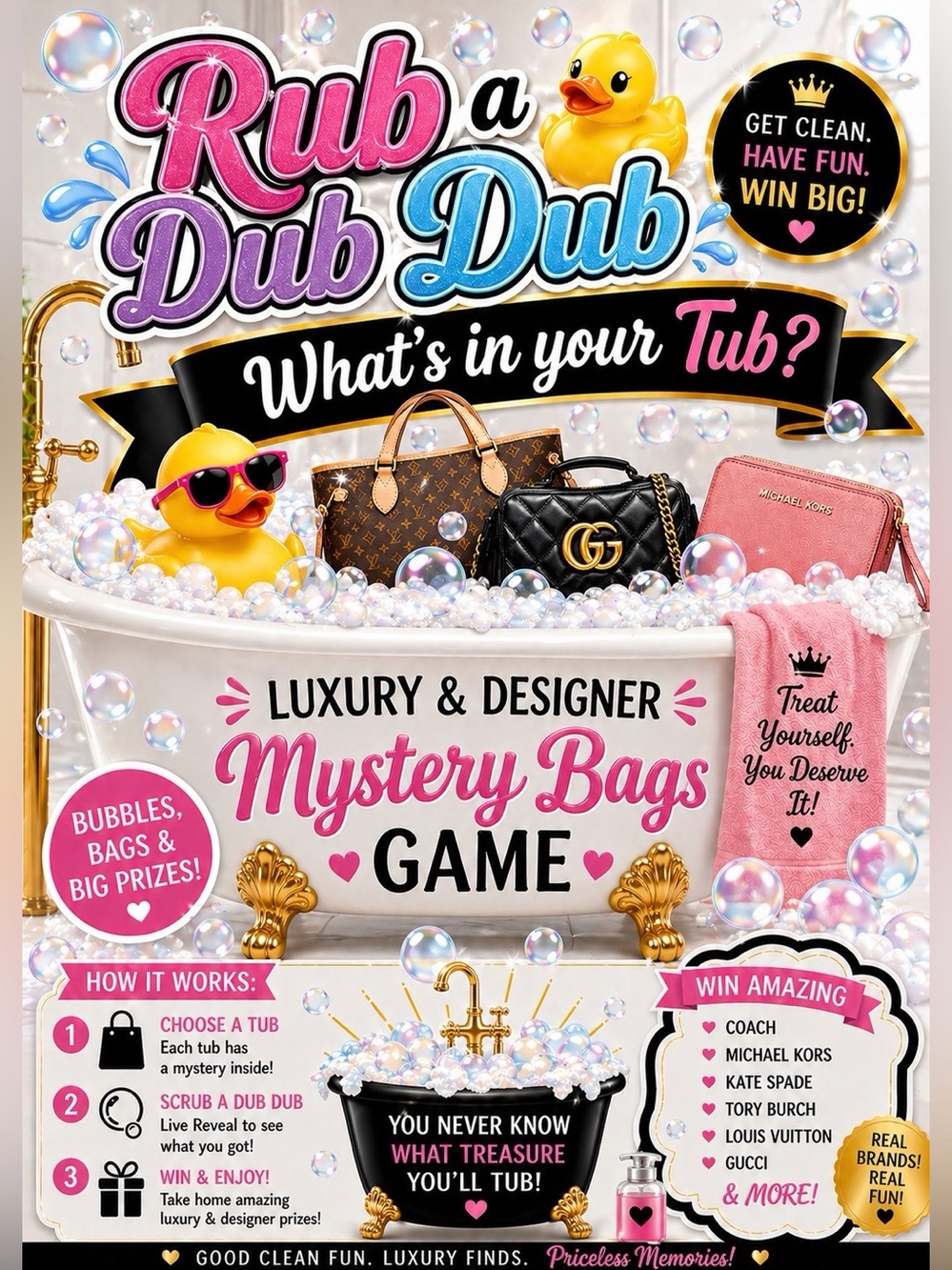 Luxury & Designer Mystery Bags Game